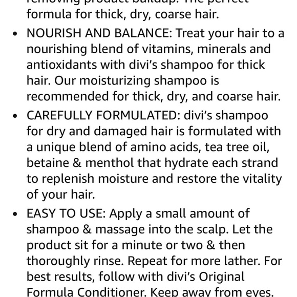 Divi the original Shampoo restore and hydrate nib - Picture 4 of 8